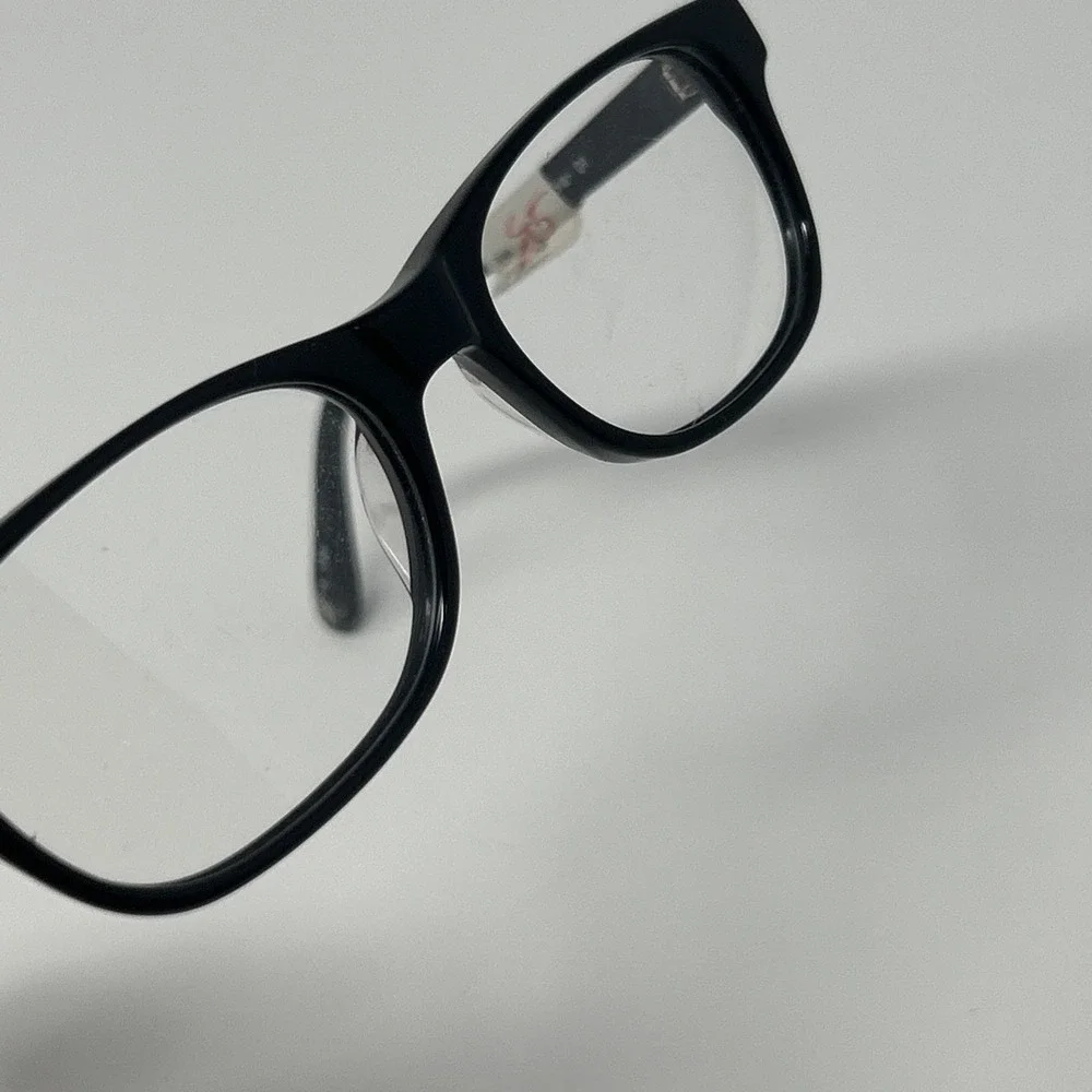 NWT Norman Childs EVA Eyeglass 48-16-135 Unisex Kid Black Frames